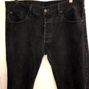 Levi's 501XX button fly jeans 38x34 EUC LN black